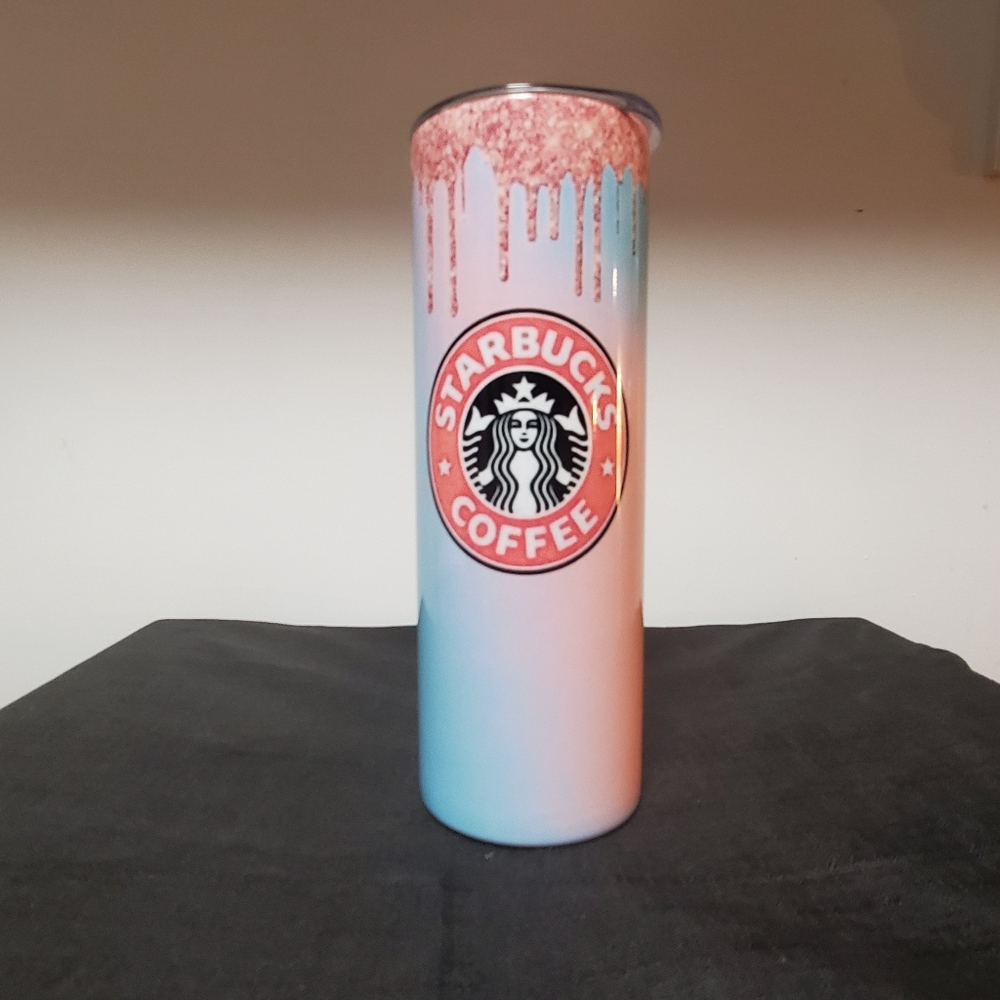 20 oz skinny sublimation tumbler STARBUCKS